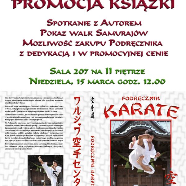 Promocja Podręcznika karate